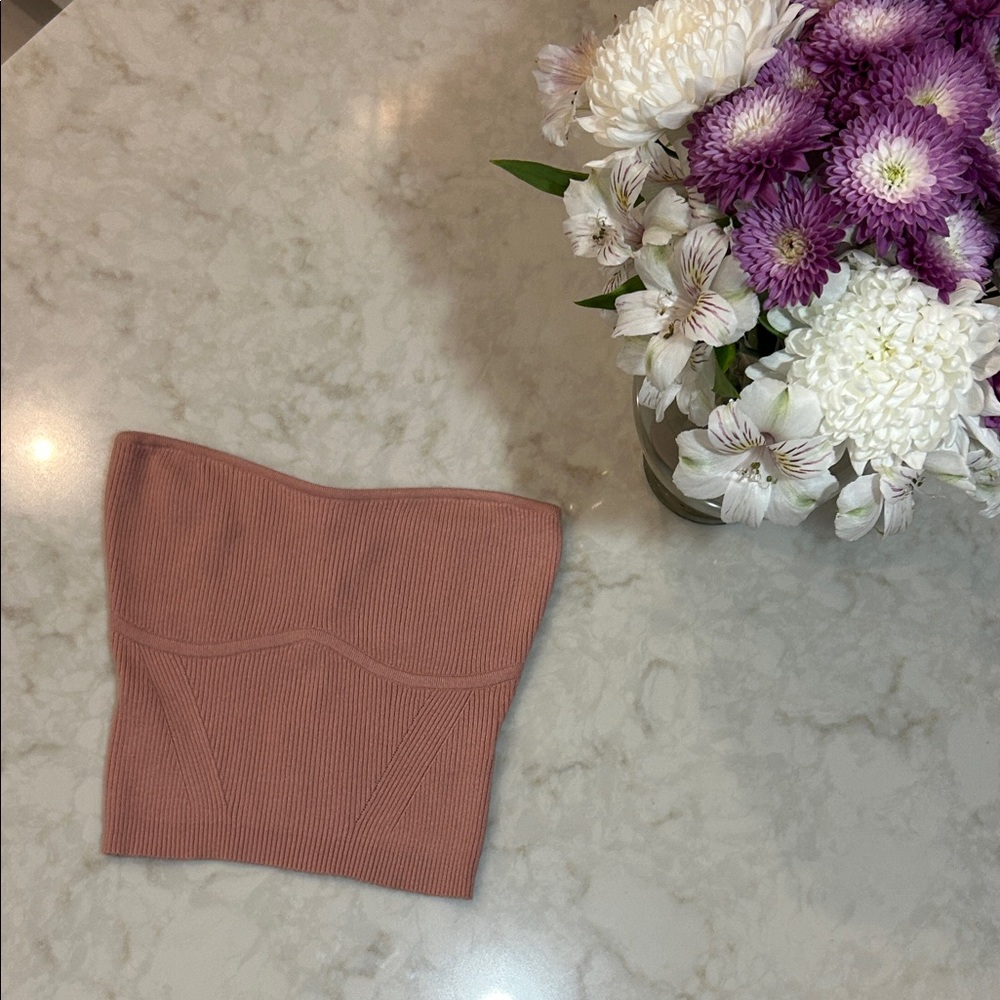 NWT WeWoreWhat Ribbed Tube Top - Picture 3 of 10